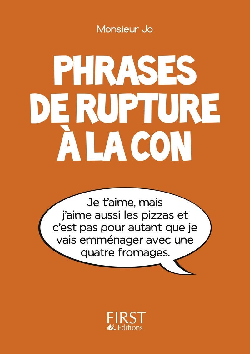 jaquette album Petit Livre de - Phrases de rupture à la con