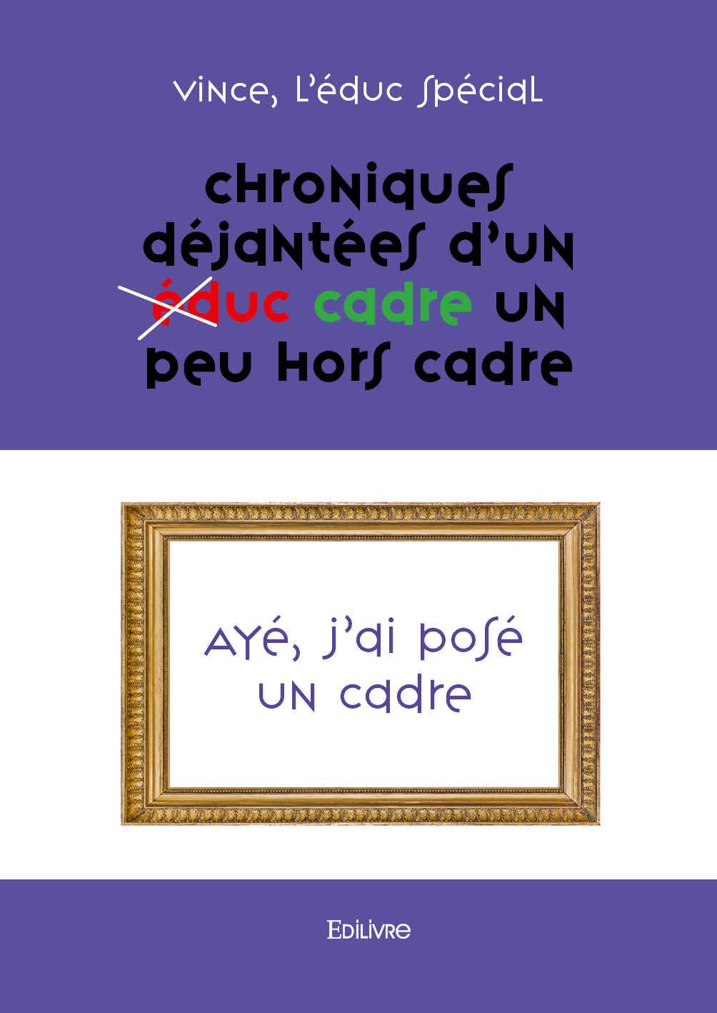 jaquette album Chroniques déjantées d’un (éduc) cadre un peu hors cadre