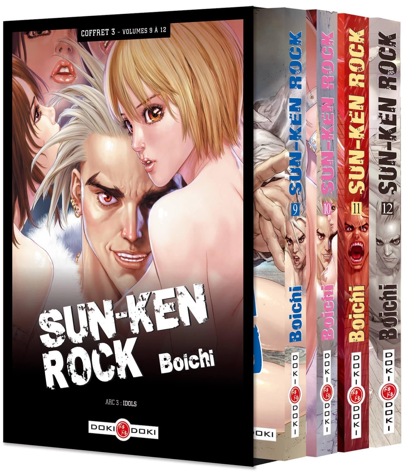 jaquette album Sun-Ken Rock - coffret vol. 09 à vol. 12