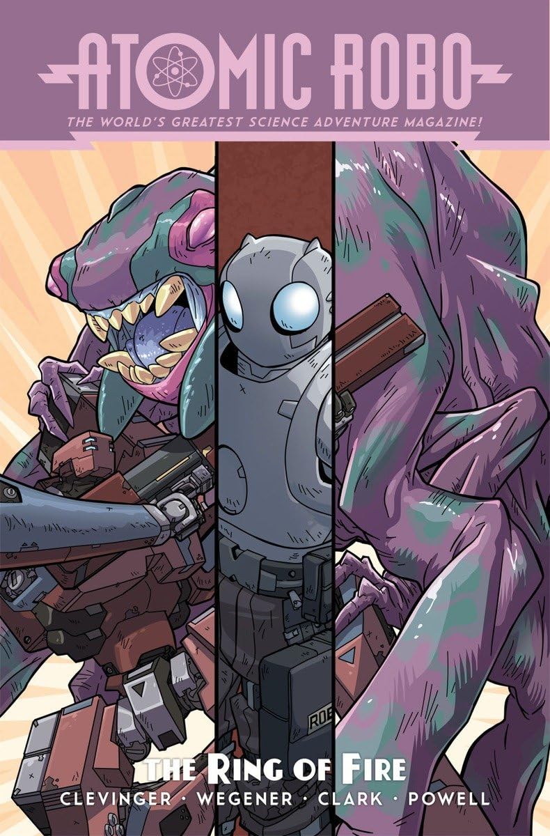jaquette album Atomic Robo Volume 10: Atomic Robo and the Ring of Fire
