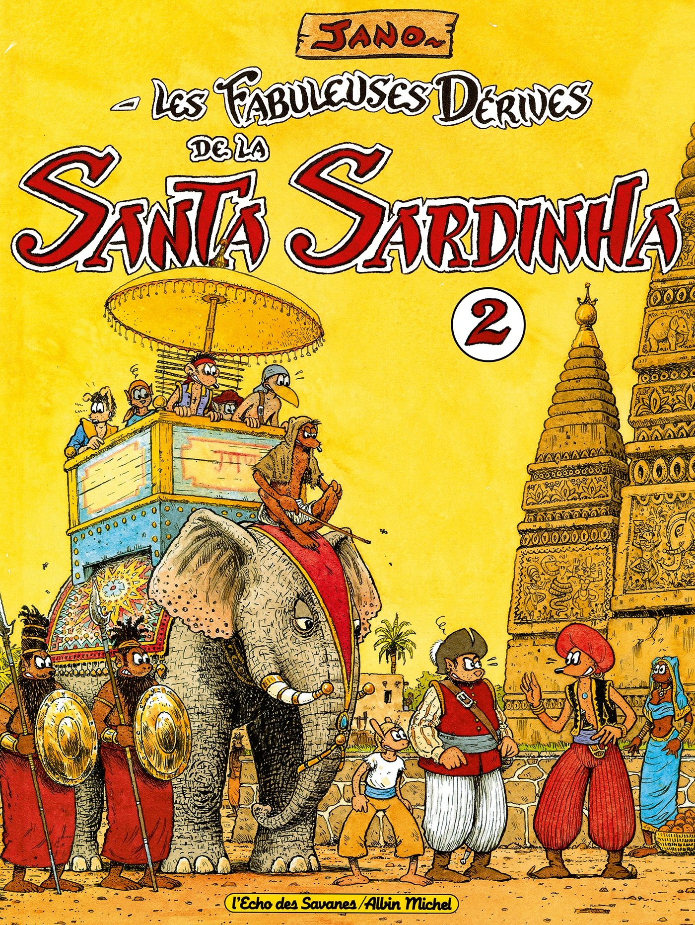 jaquette album Les fabuleuses dérives de la Santa Sardhina, tome 2