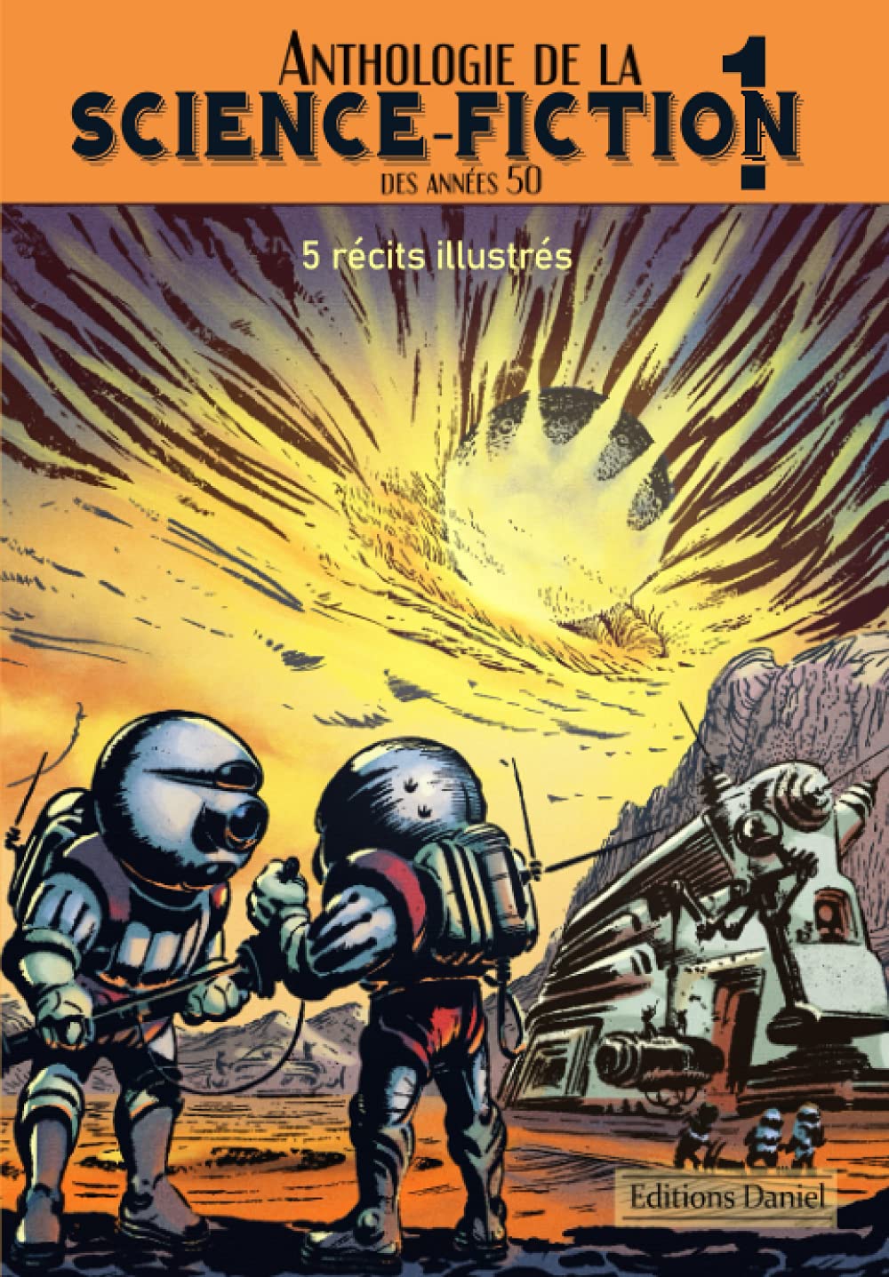 jaquette album Anthologie de la science-fiction des années 50 Tome 1: 5 récits illustrés de Bandes dessinées petit format