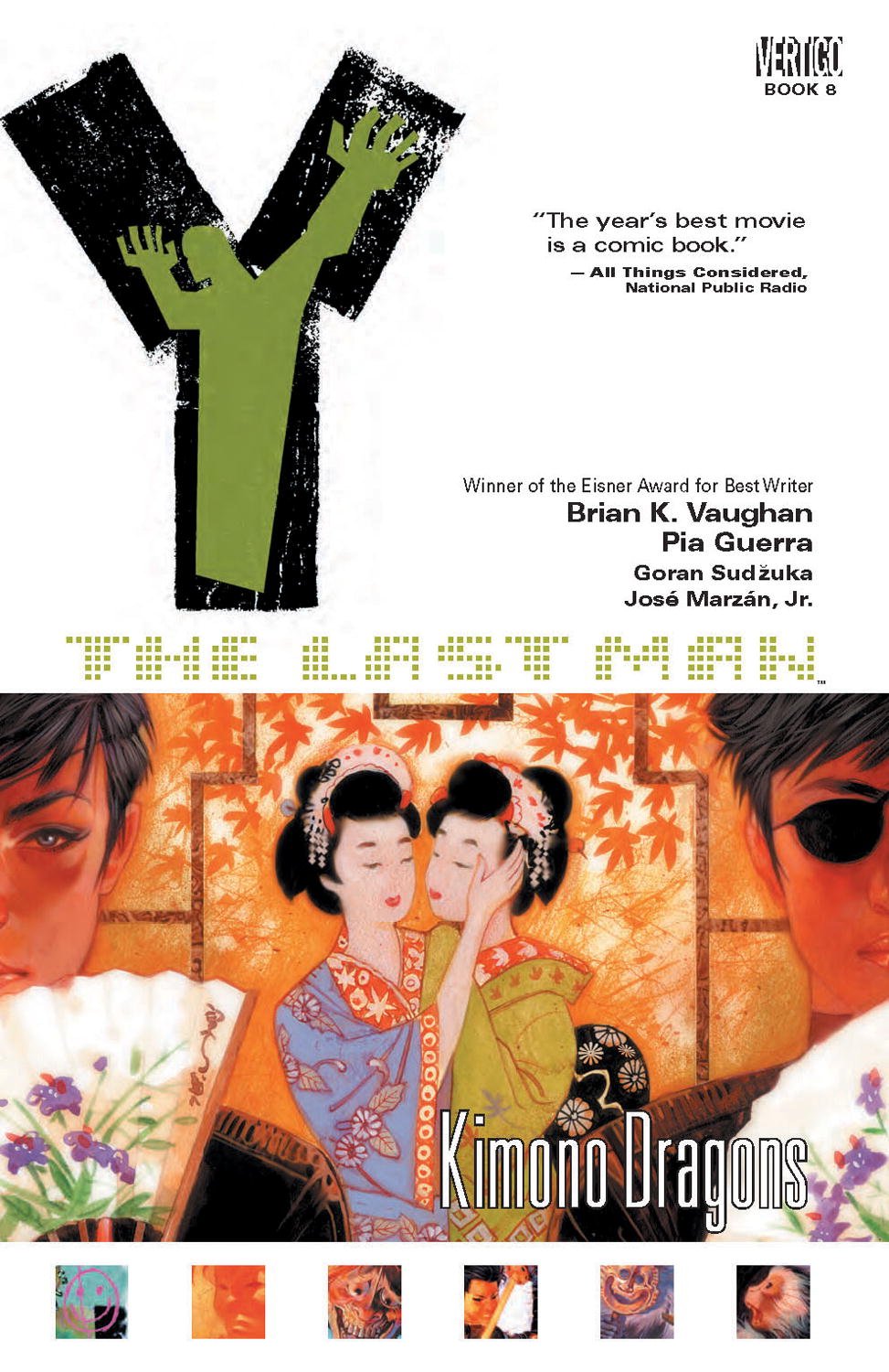 jaquette album Y The Last Man vol. 8 : Kimono Dragons