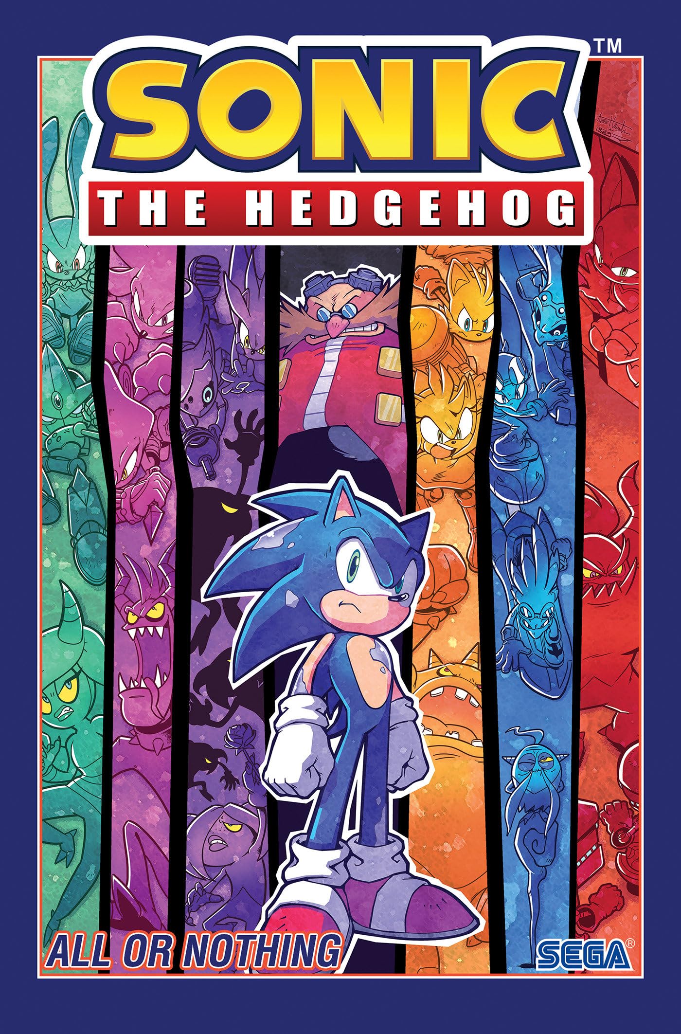 jaquette album Sonic the Hedgehog, Vol. 7: All or Nothing