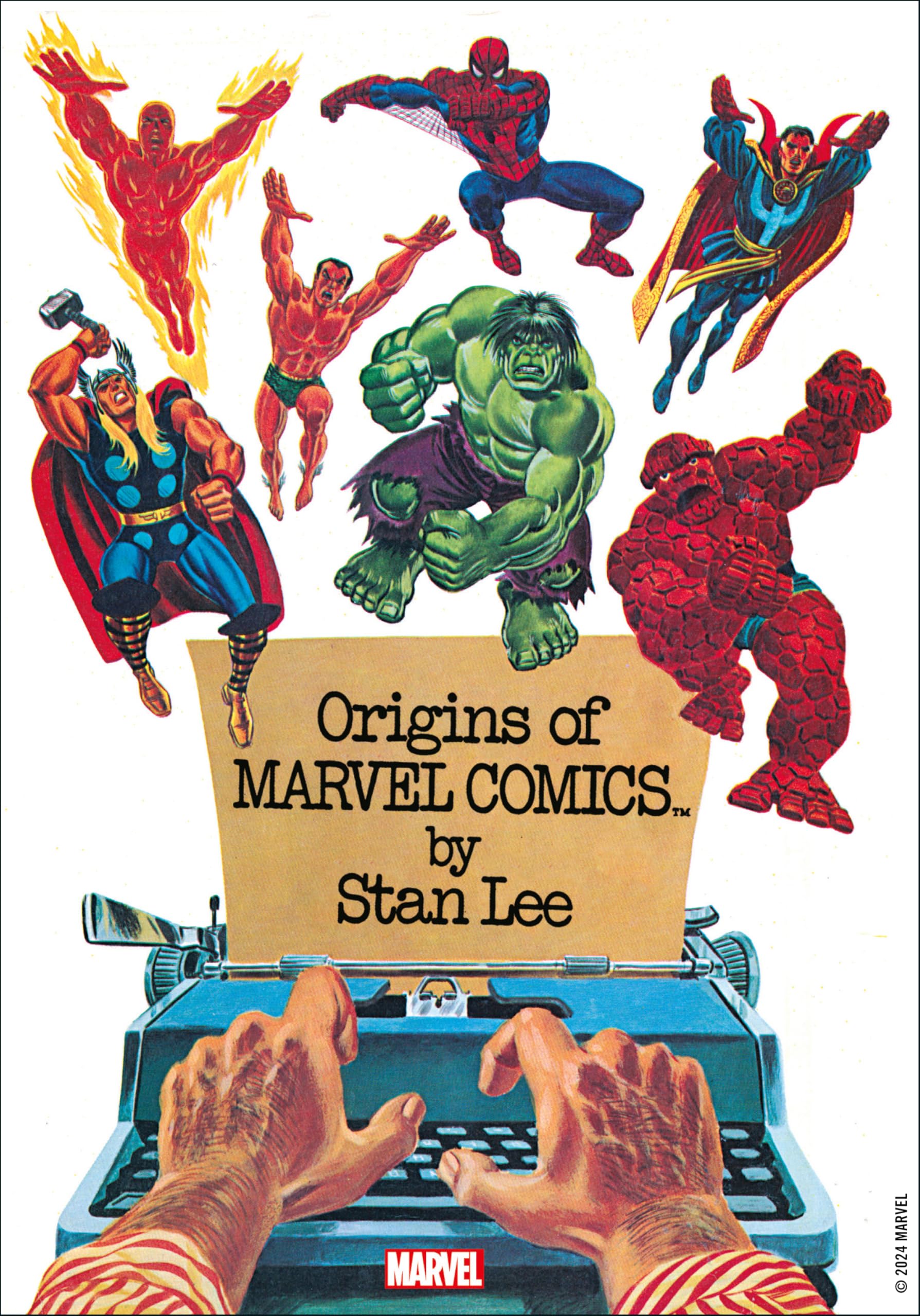 jaquette album Origins of Marvel Comics