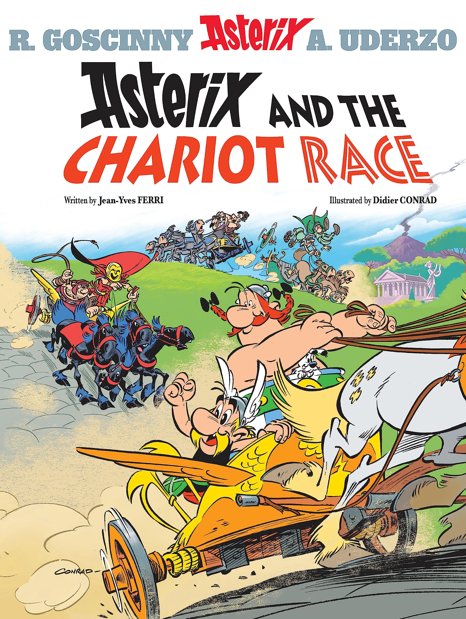 jaquette livre Asterix: Asterix and The Chariot Race: Album 37