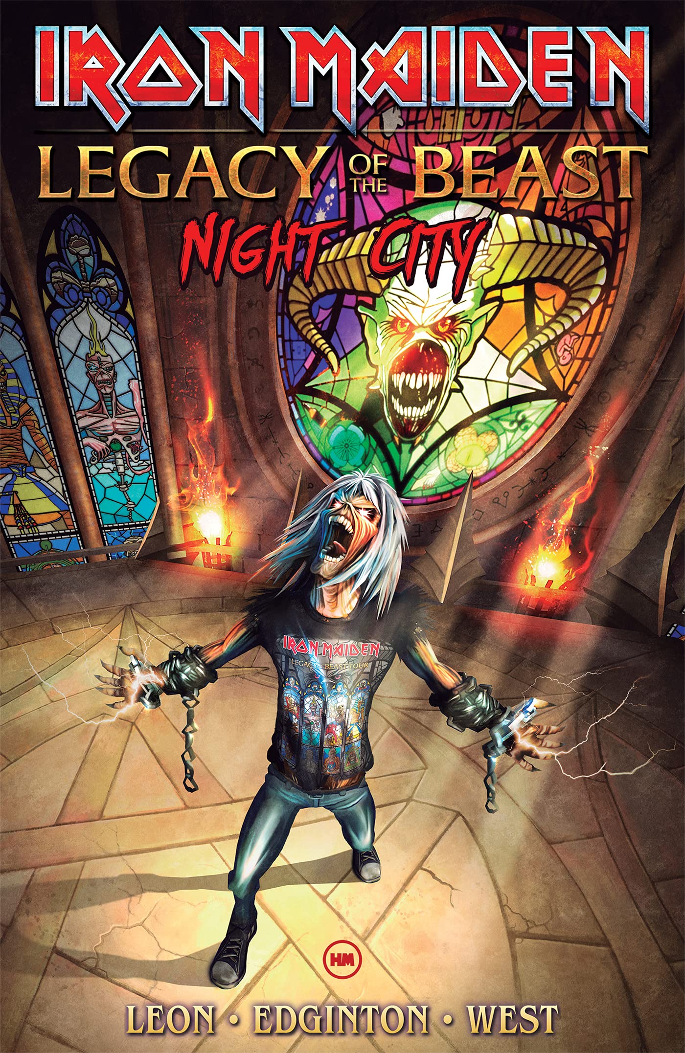 jaquette album Iron Maiden V2: Legacy if the Beast: Night City