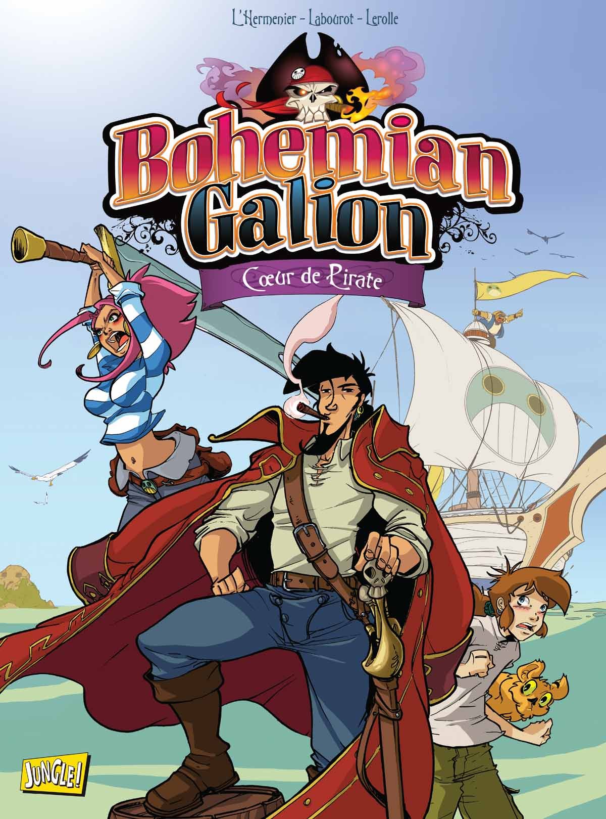 jaquette album Bohemian Galion, tome 1 : Coeur de pirate