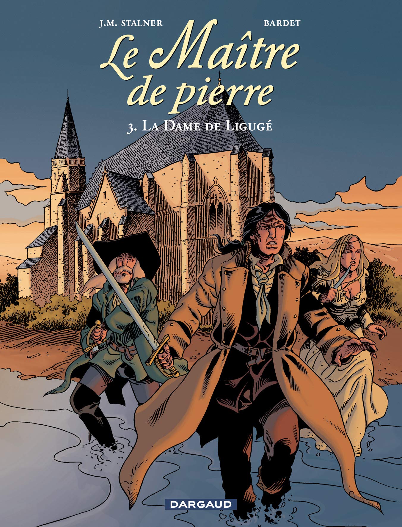 jaquette album Le Maître de Pierre, tome 3 : La Dame de Ligugé