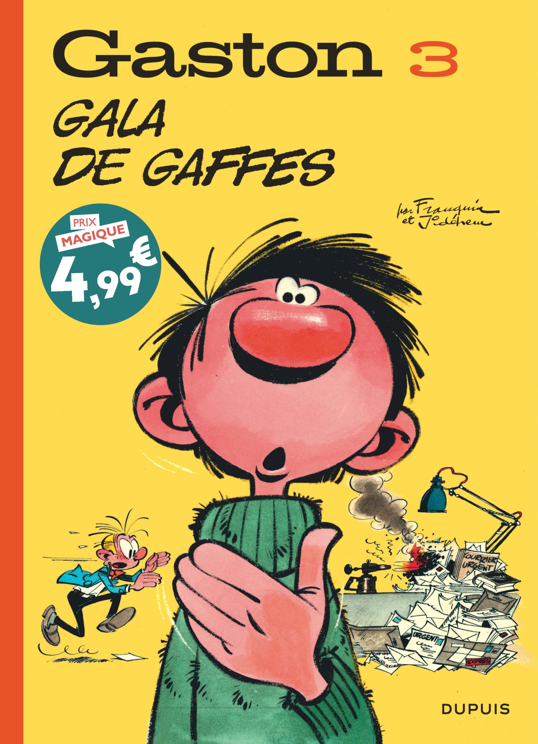 jaquette album Gaston (édition 2018) - Tome 3 - Gala de gaffes