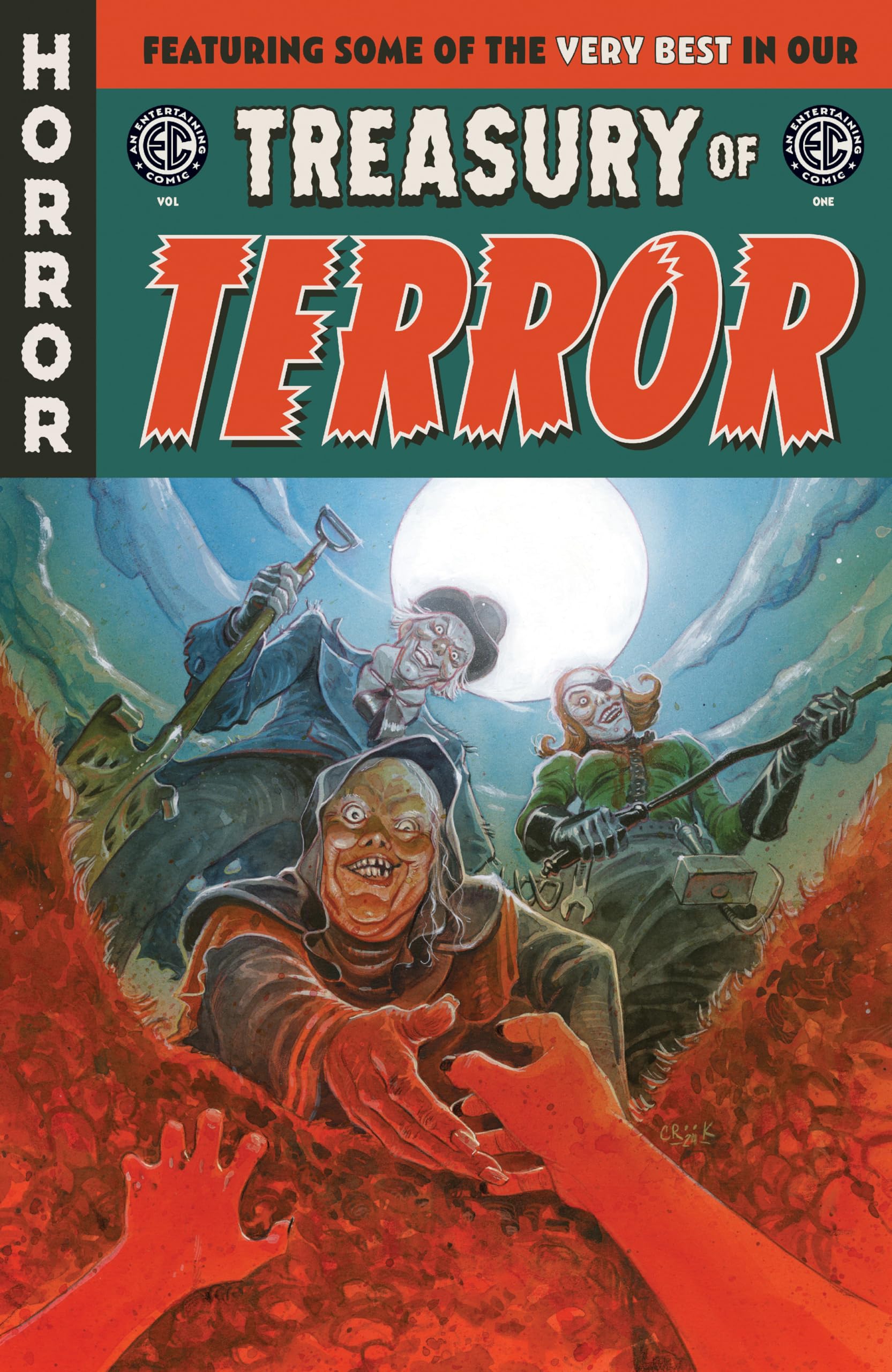 jaquette album The EC Comics Treasury of Terror Vol. 1