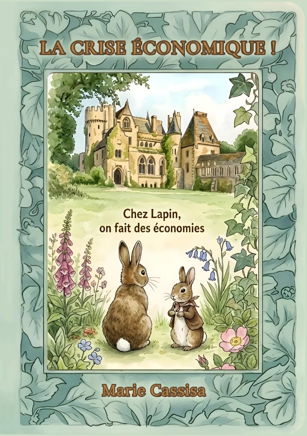 jaquette album La crise économique !: Chez Lapin, on fait des économies
