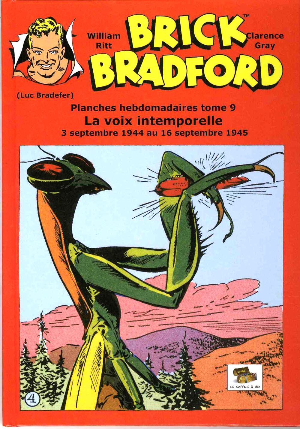 jaquette album Brick Bradford planches hebdomadaires tome 9 : la voix intemporelle