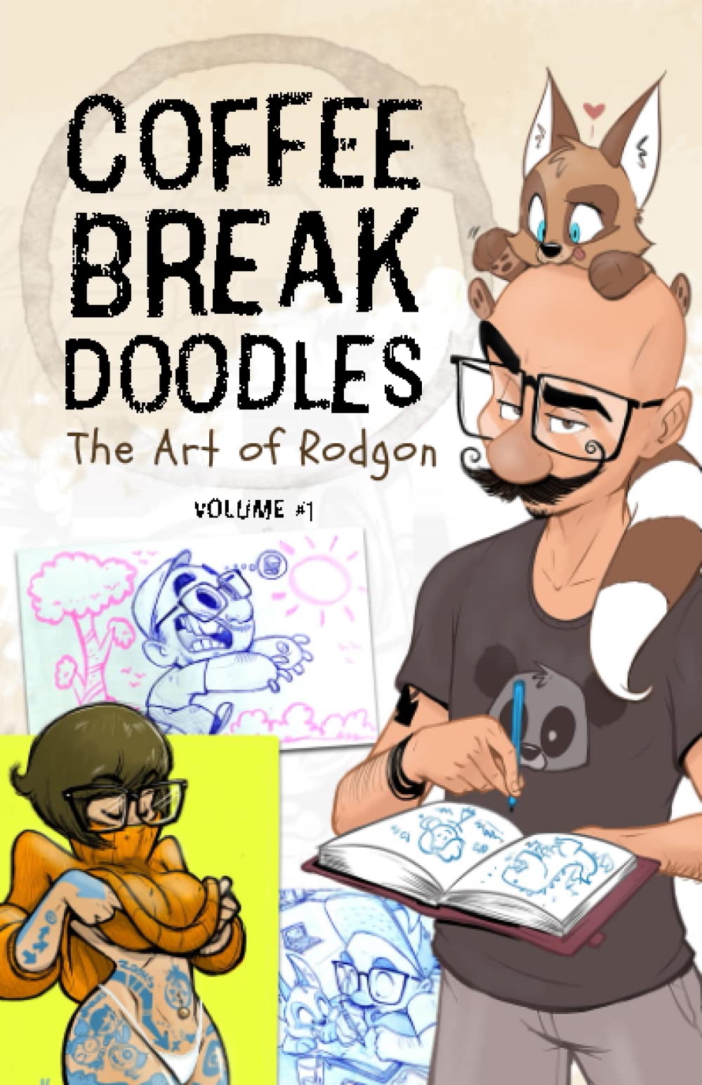 jaquette album Coffee Break Doodles: The Art of Rodgon Volume 1