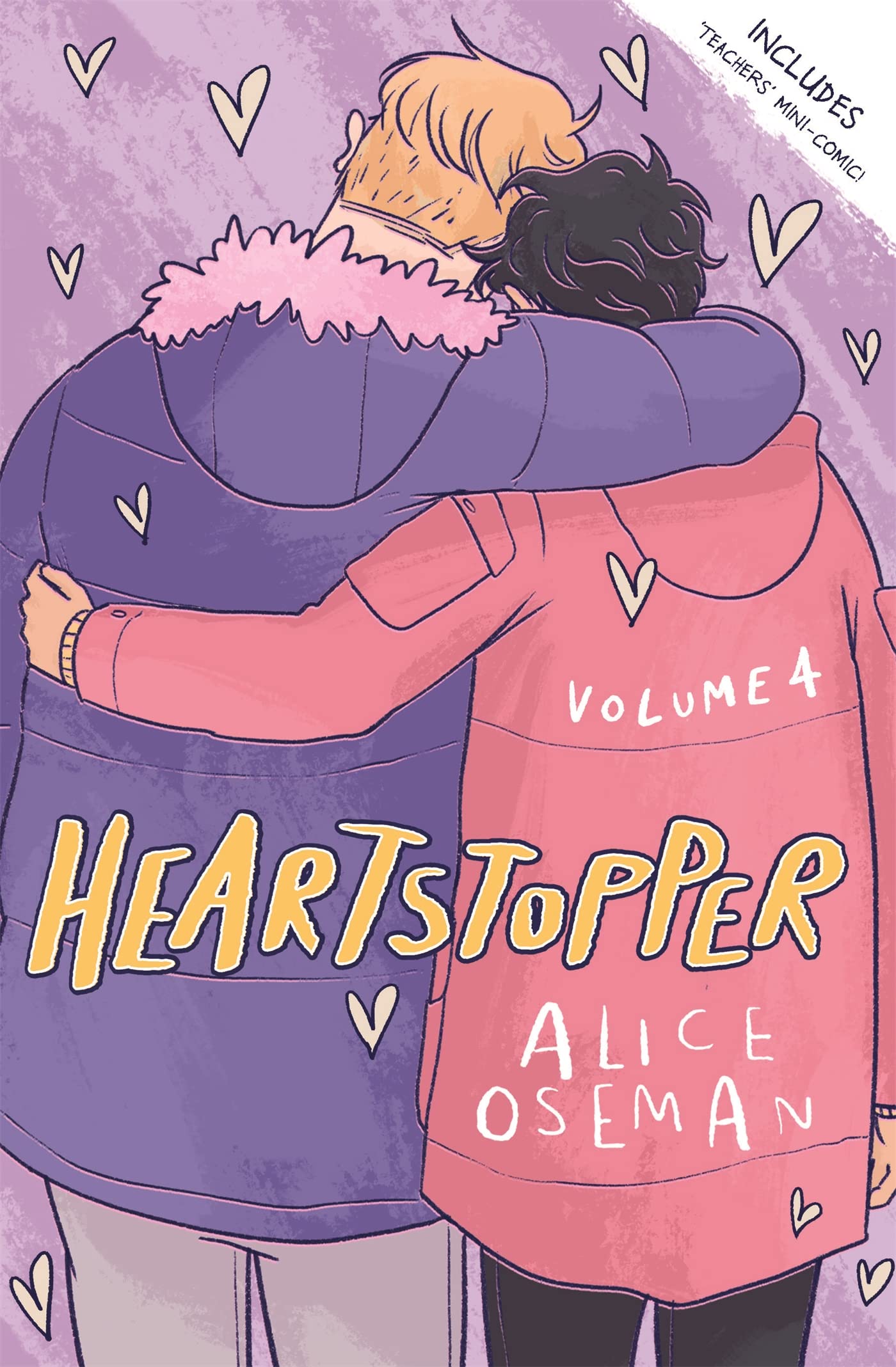 jaquette livre Heartstopper Volume 4: The phenomenal graphic novel series, also on Netflix!