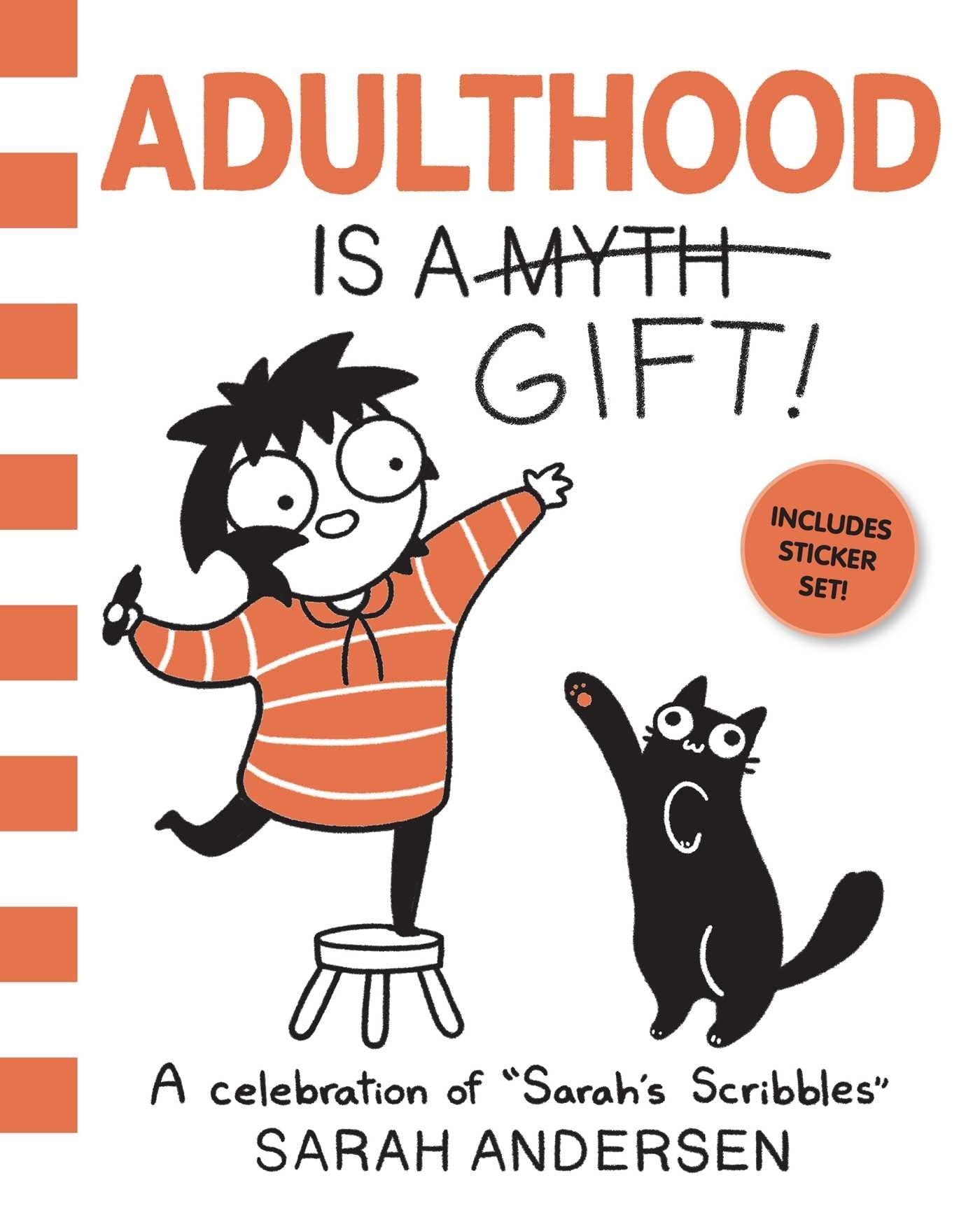 jaquette livre Adulthood Is a Gift!: A Celebration of Sarah's Scribbles (Volume 5)
