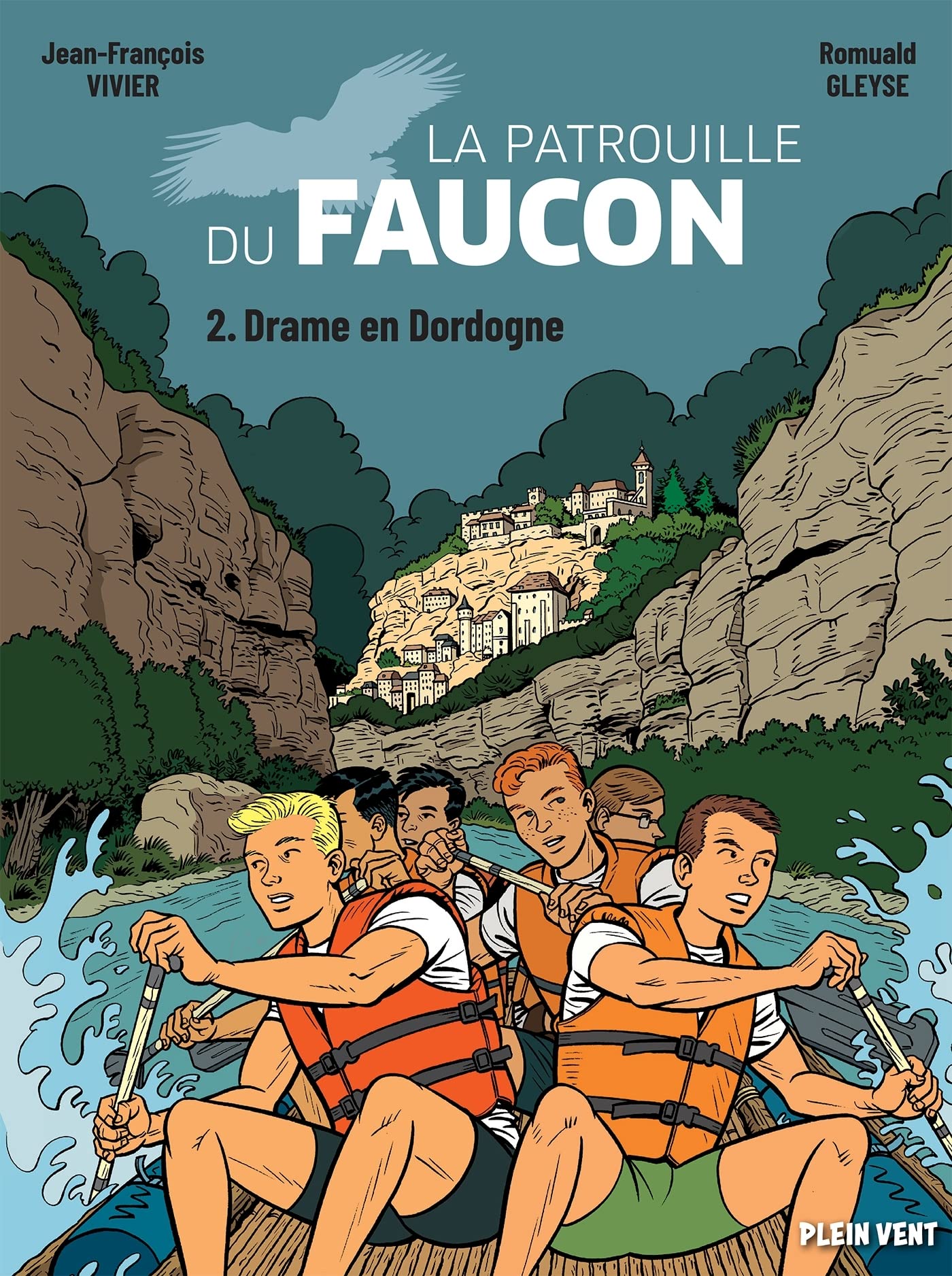 jaquette album Drame en Dordogne: Les aventures de la Patrouille du Faucon vol. 2