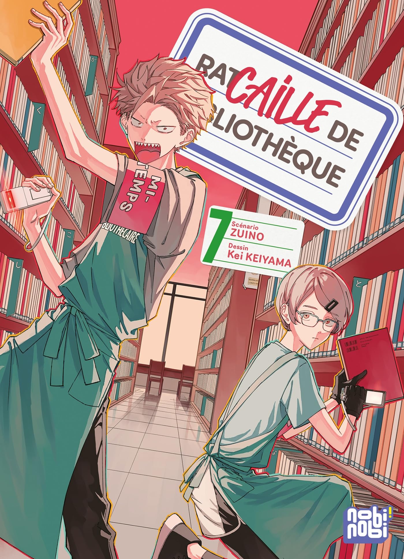 jaquette album Racaille de bibliothèque T07