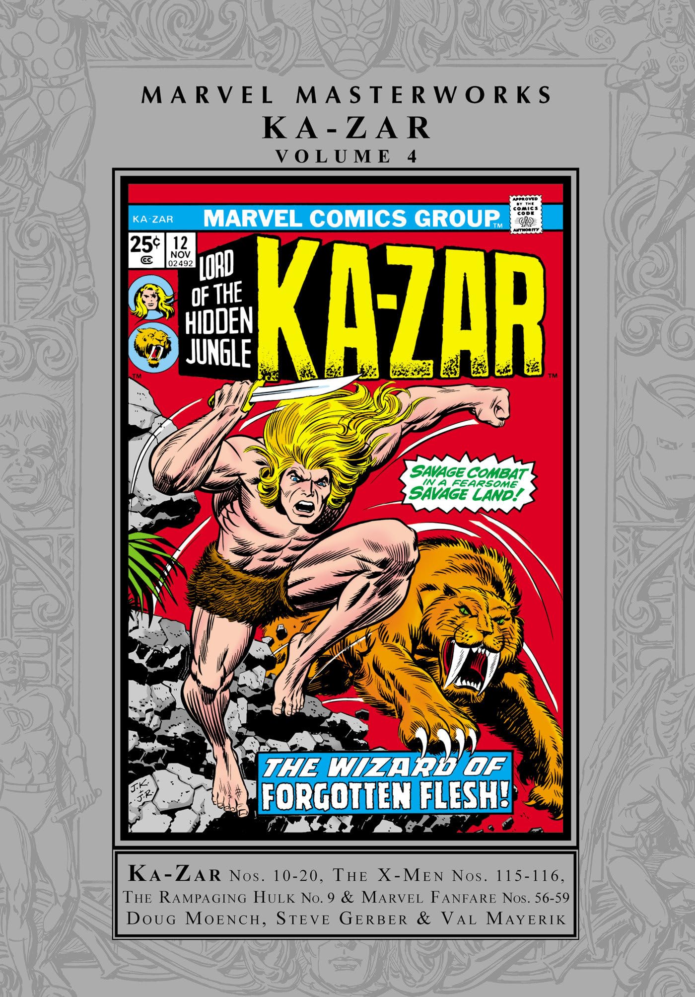 jaquette album MARVEL MASTERWORKS: KA-ZAR VOL. 4
