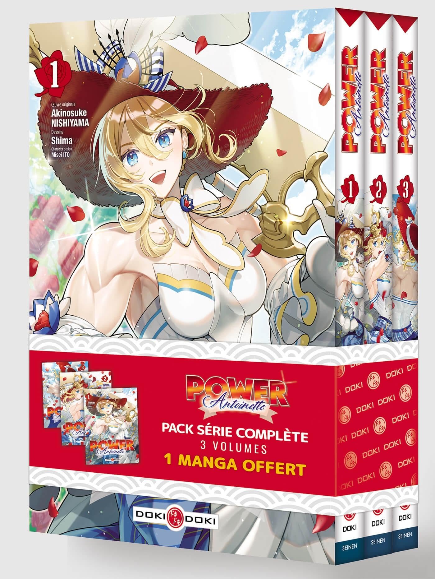 jaquette album Power Antoinette - Pack promo vol. 01 à 03 - 1 Volume Offert