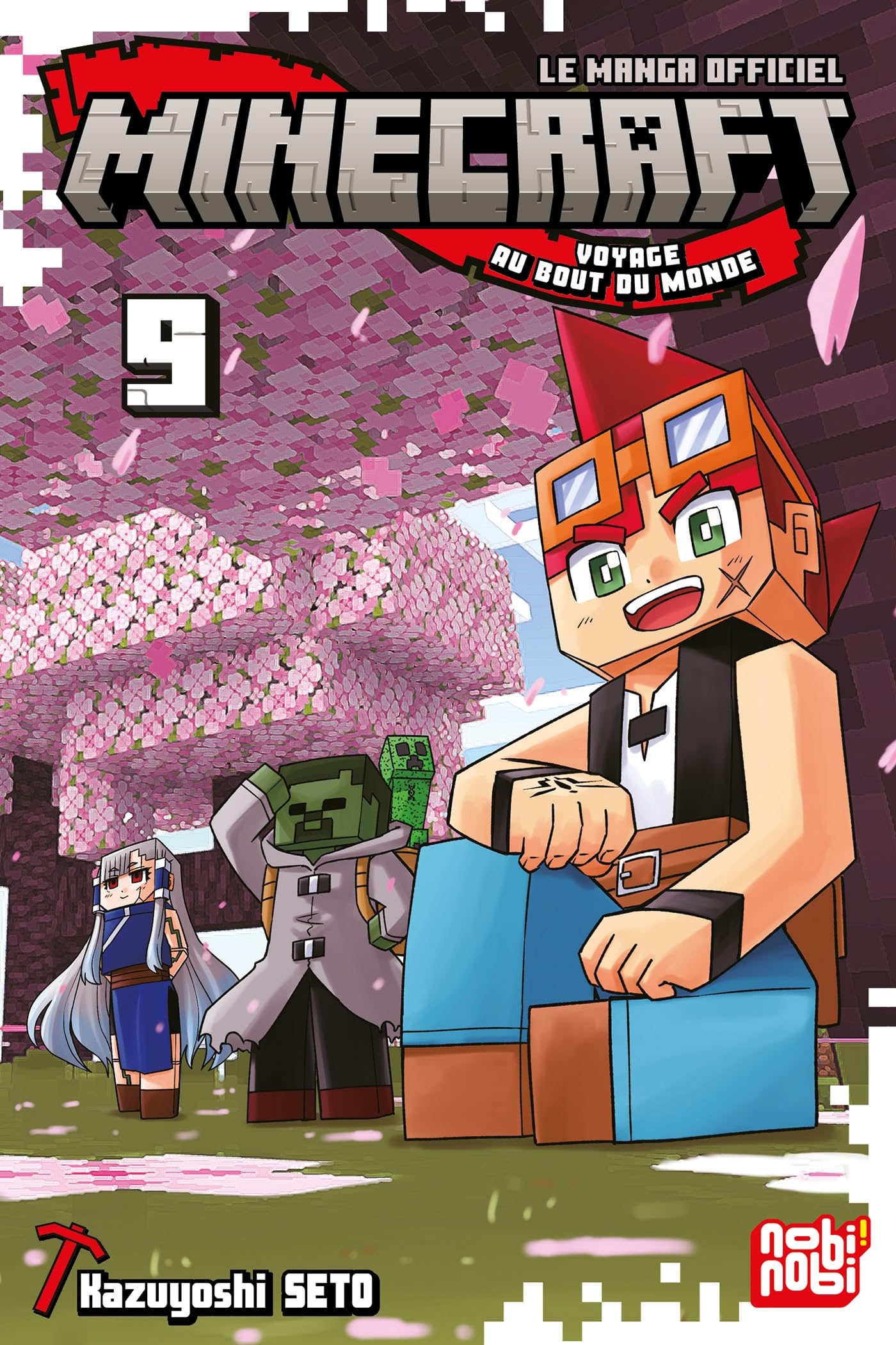 jaquette album Minecraft, le manga officiel - Voyage au bout du monde T09