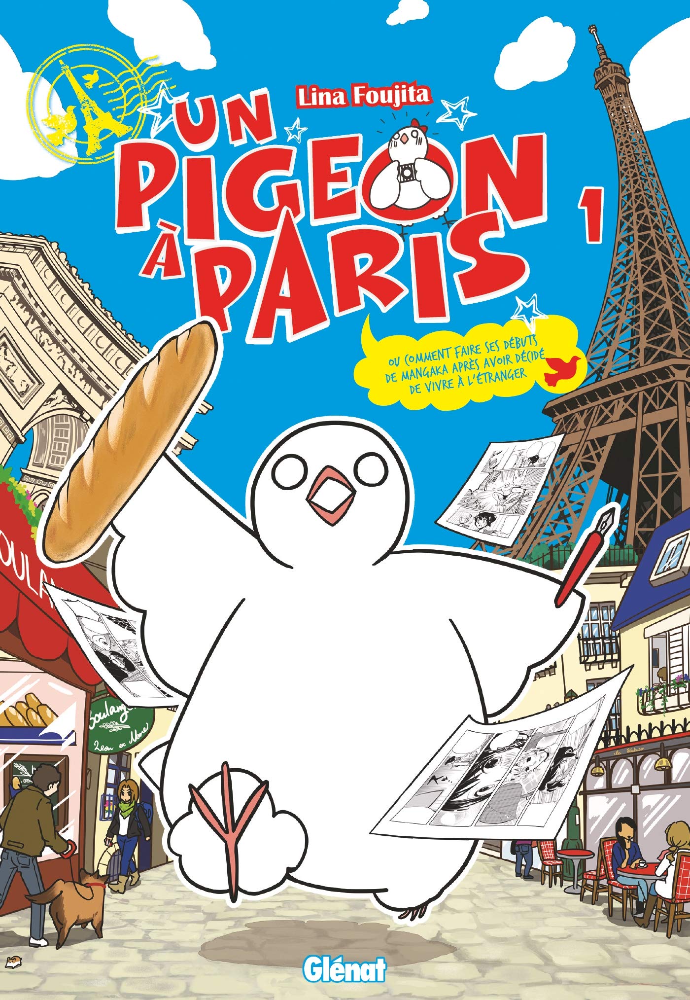 jaquette album Un pigeon à Paris - Tome 01