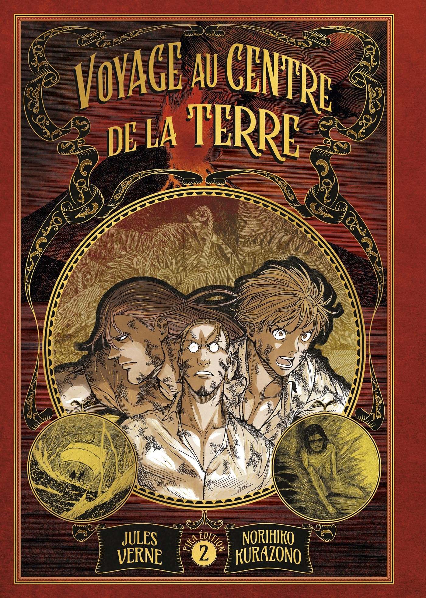 jaquette album Voyage au centre de la Terre T02