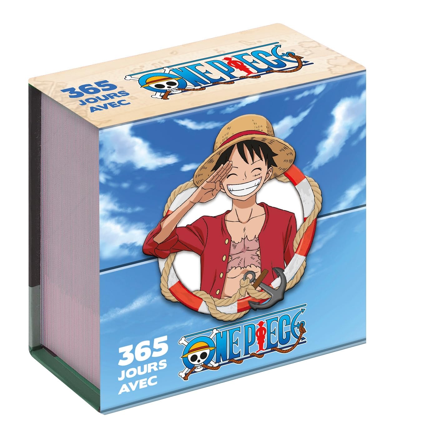 jaquette album Mini calendrier 365 jours avec One Piece