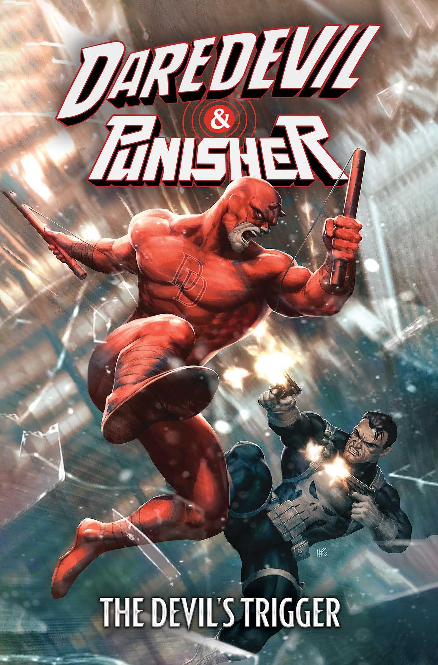 jaquette livre Daredevil/Punisher: The Devil's Trigger