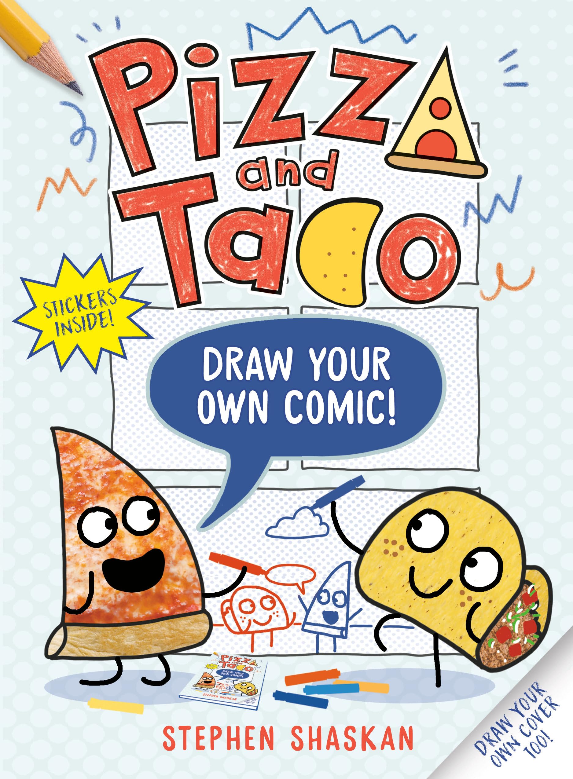 jaquette album Pizza and Taco: Draw Your Own Comic!