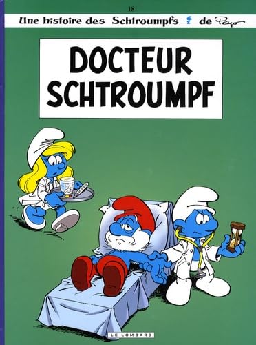 jaquette album Les Schtroumpfs Tome 18 - Docteur Schtroumpf