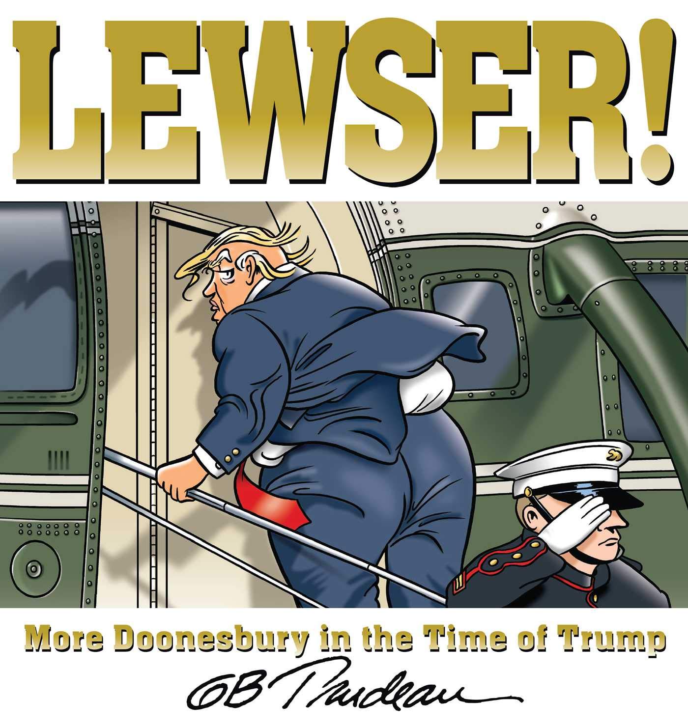 jaquette album LEWSER!: More Doonesbury in the Time of Trump