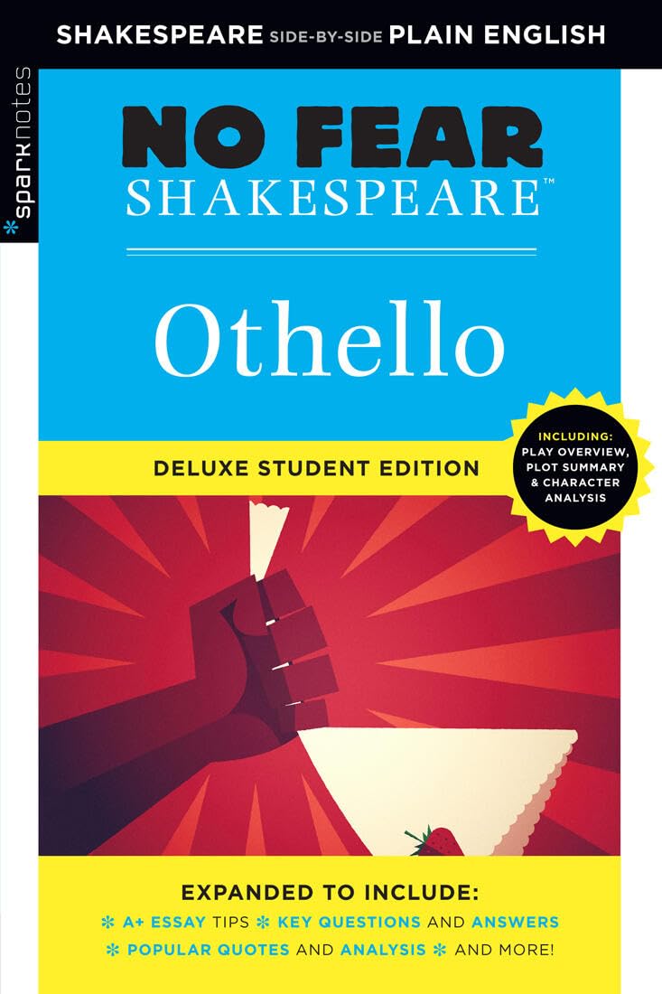 jaquette album Othello (No Fear Shakespeare): No Fear Shakespeare Deluxe Student Editions - Shakespeare Side-by-Side Plain English