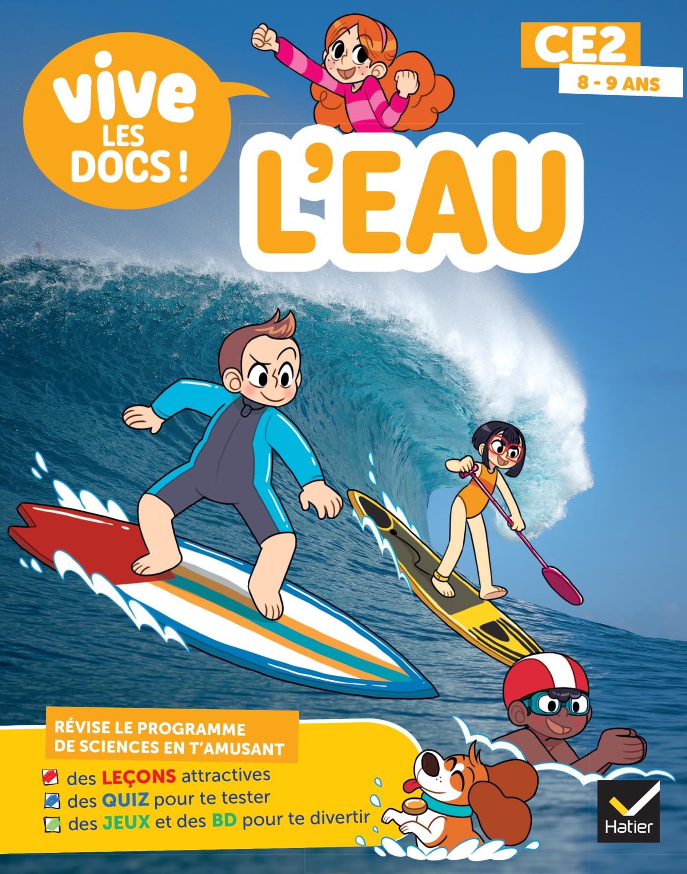 jaquette album Vive les docs - L'eau - CE2