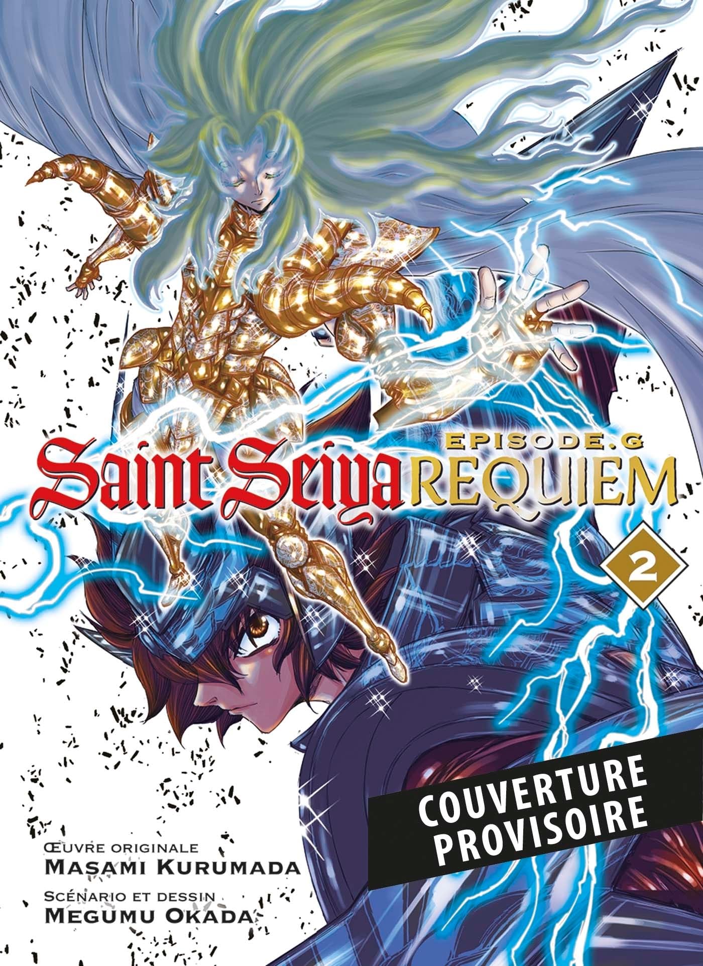jaquette album Saint Seiya épisode G : requiem T02