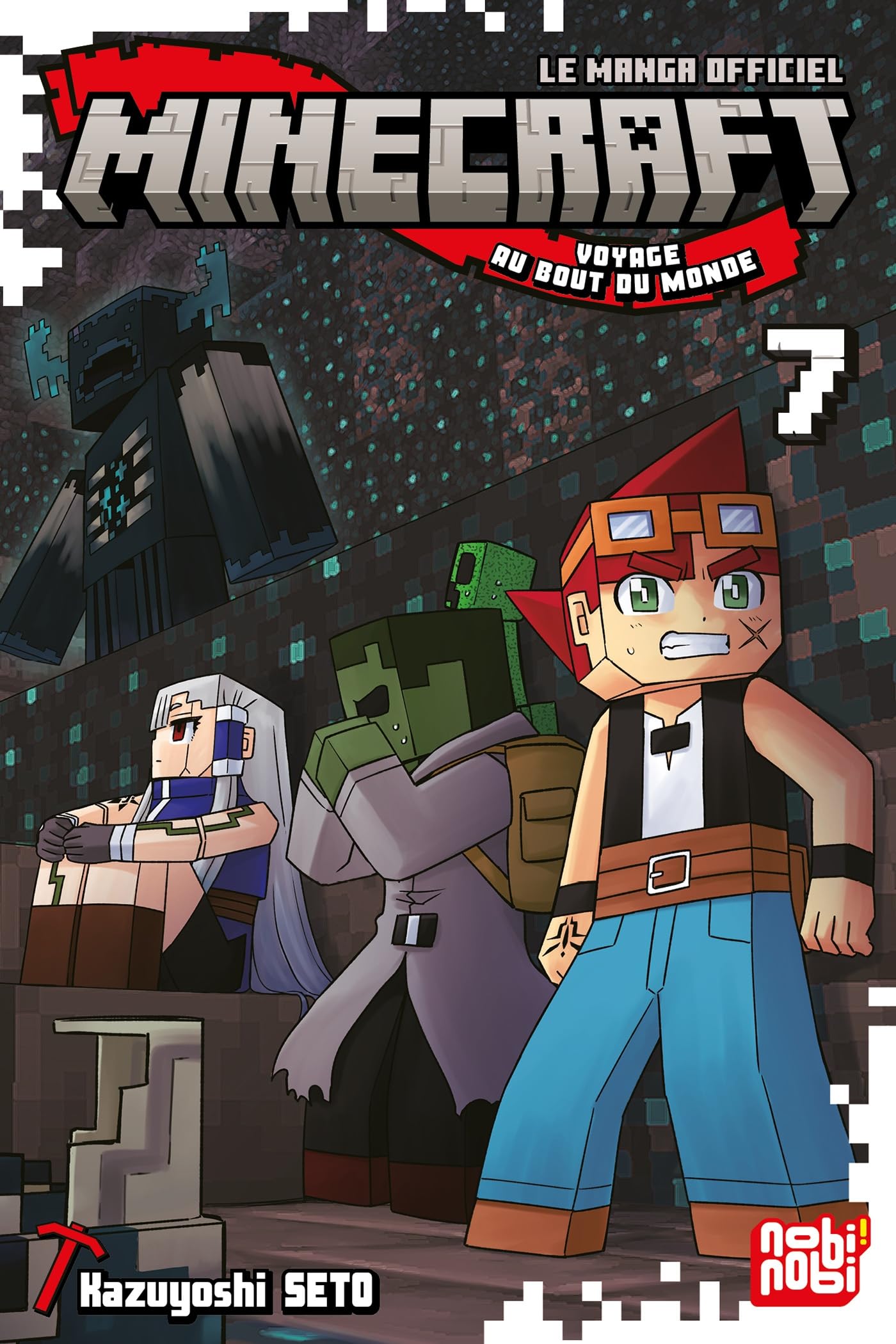 jaquette album Minecraft, le manga officiel - Voyage au bout du monde T07