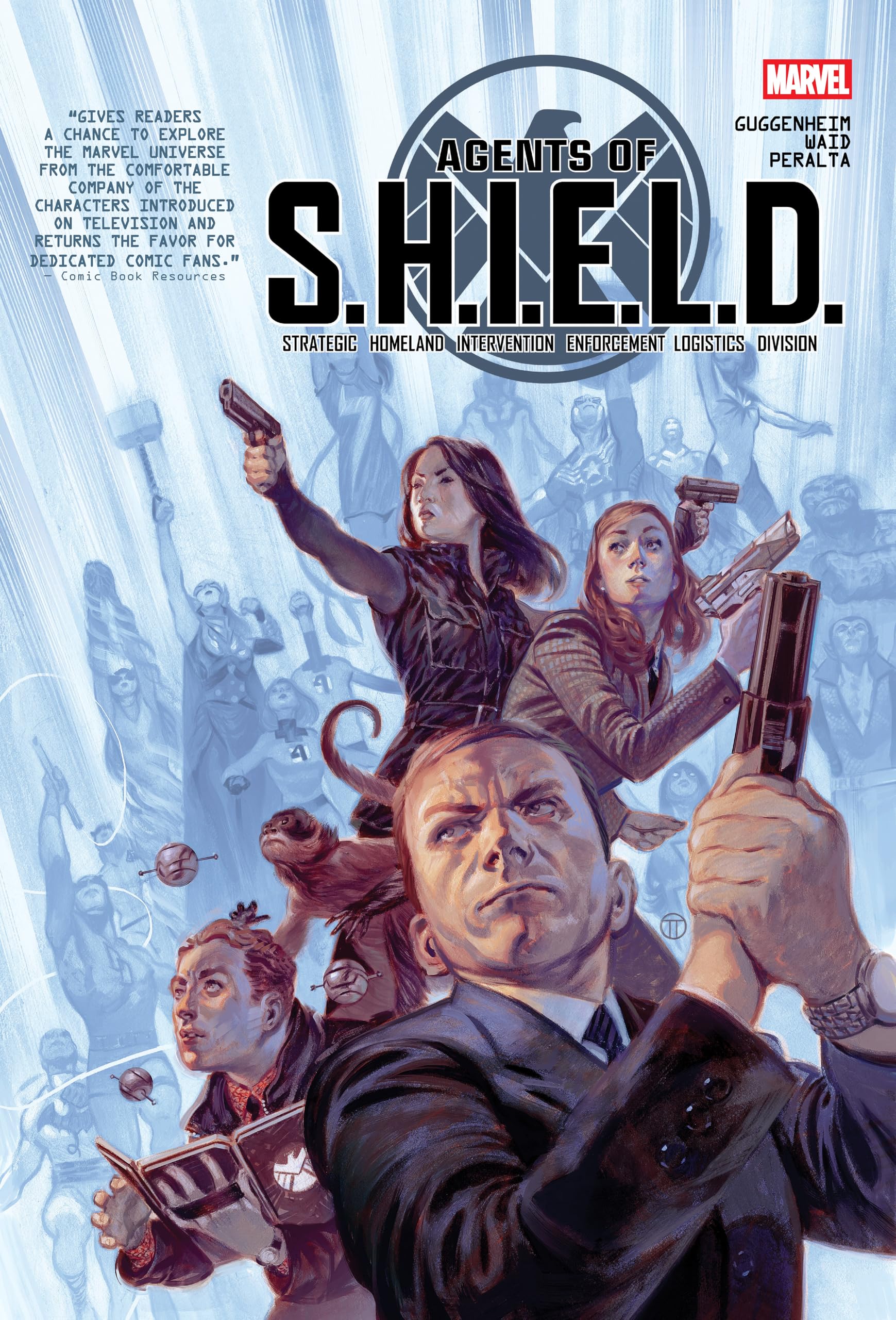 jaquette album Agents Of S.H.I.E.L.D. Omnibus Julian Totino Tedesco Cover