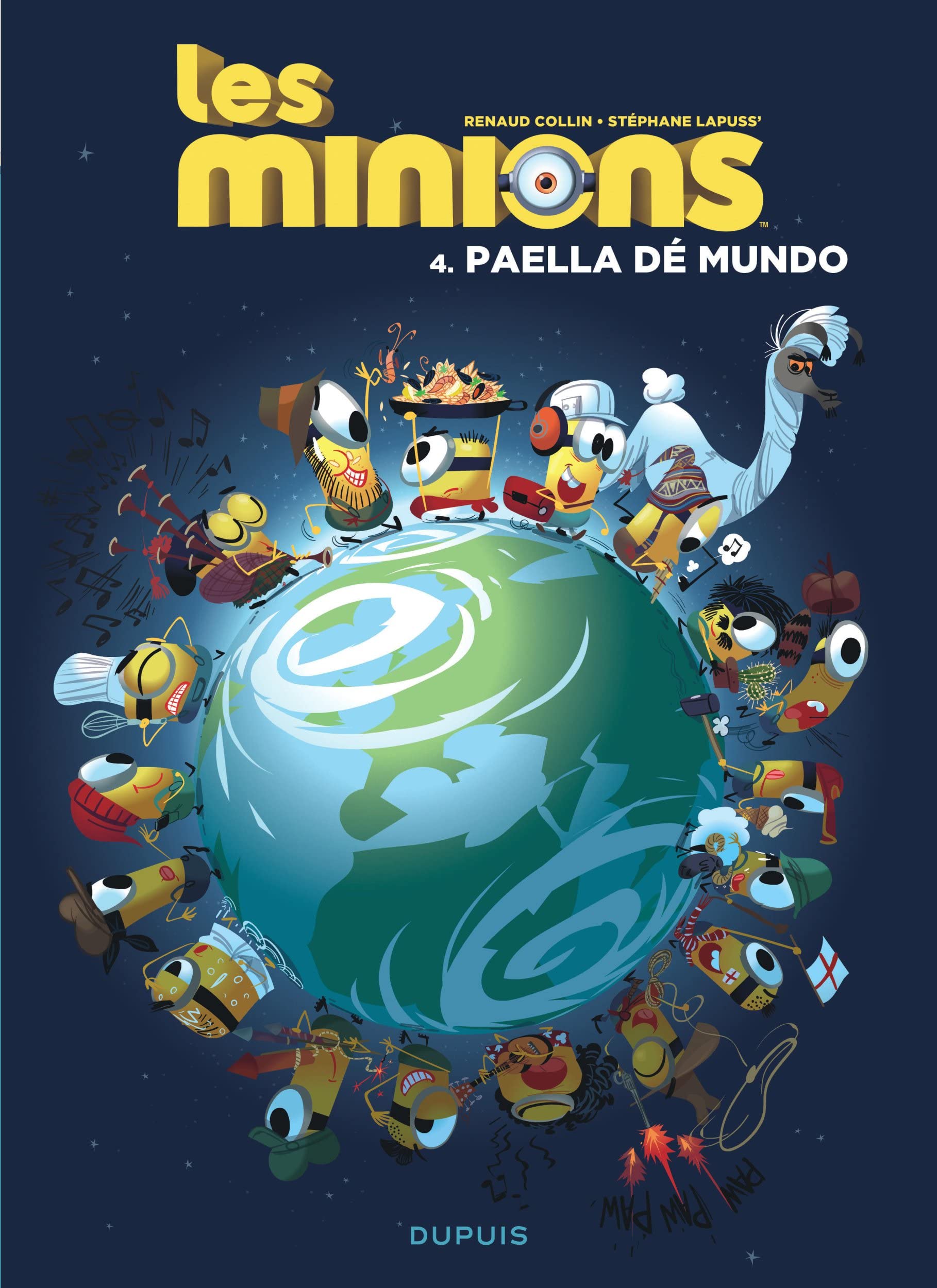 jaquette album Les Minions - Tome 4 - Paella dé mundo
