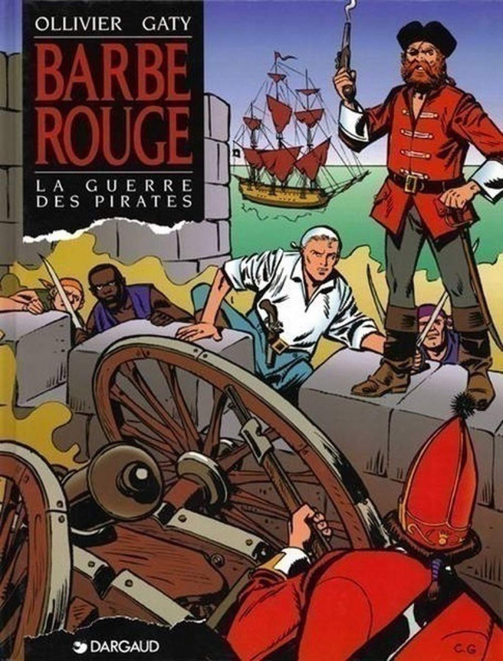 jaquette album Barbe-Rouge, tome 24 : La Guerre des pirates