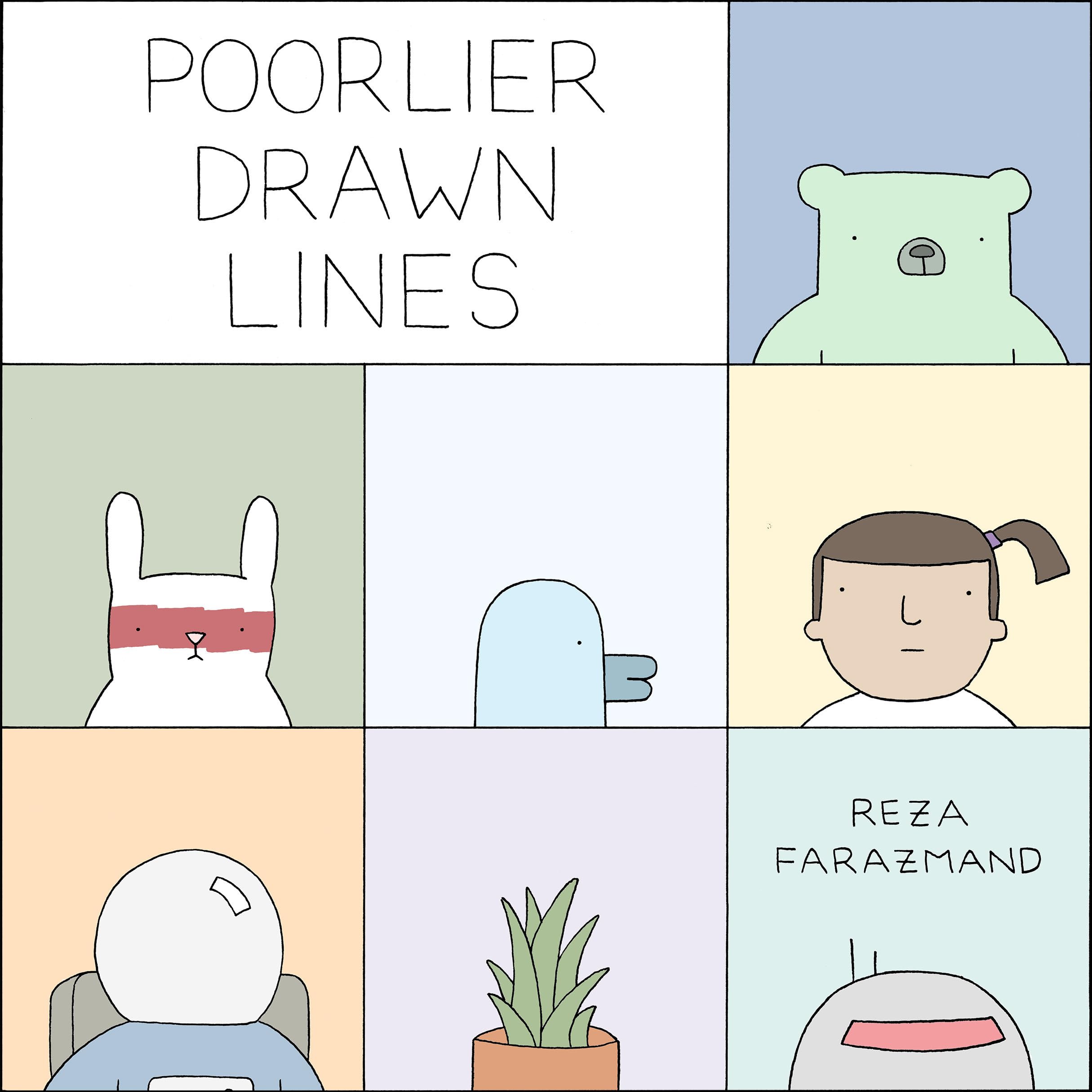 jaquette livre Poorlier Drawn Lines