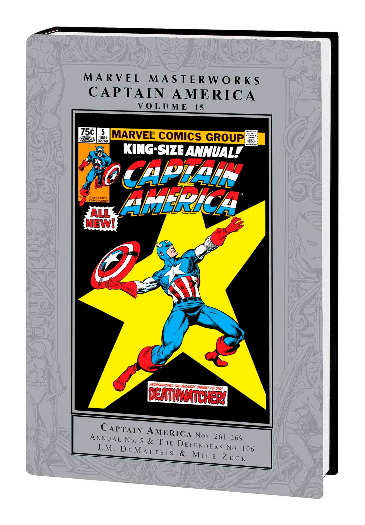 jaquette album MARVEL MASTERWORKS: CAPTAIN AMERICA VOL. 15