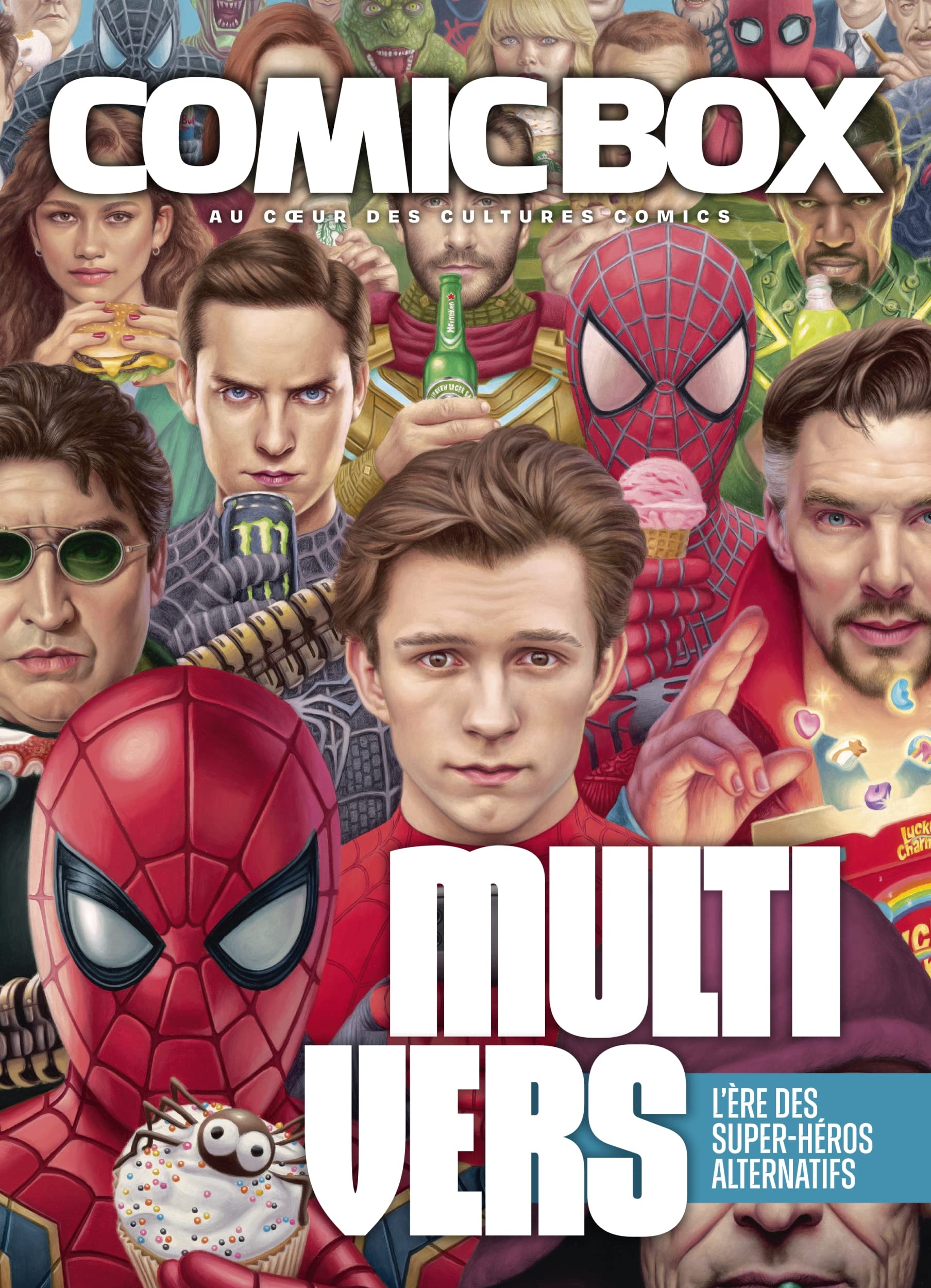 jaquette album Comic Box, la revue T1 : Multivers, l'ère des super-héros alternatifs