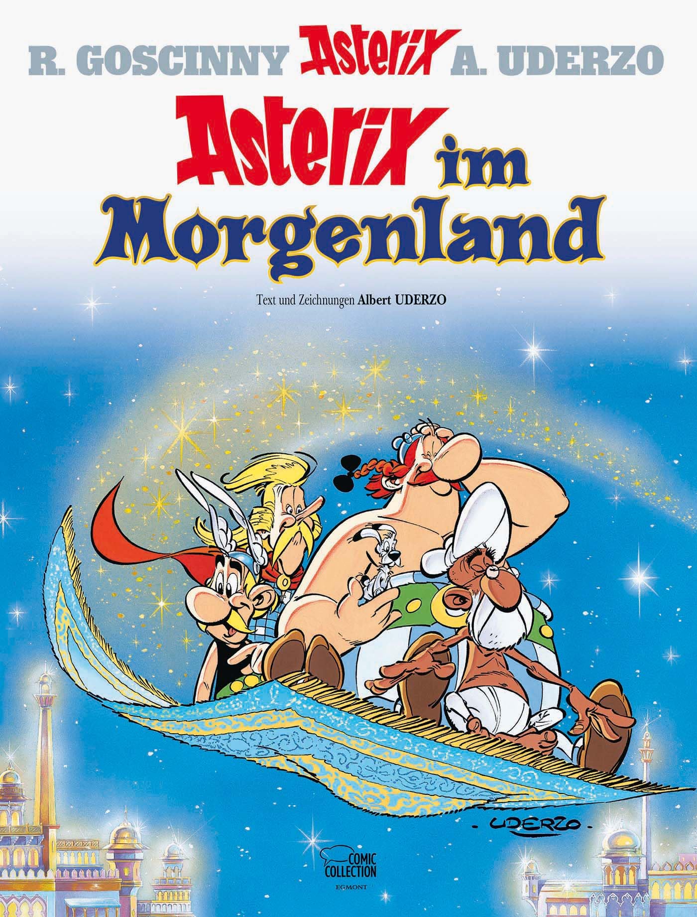 jaquette album Asterix in German: Asterix im Morgenland
