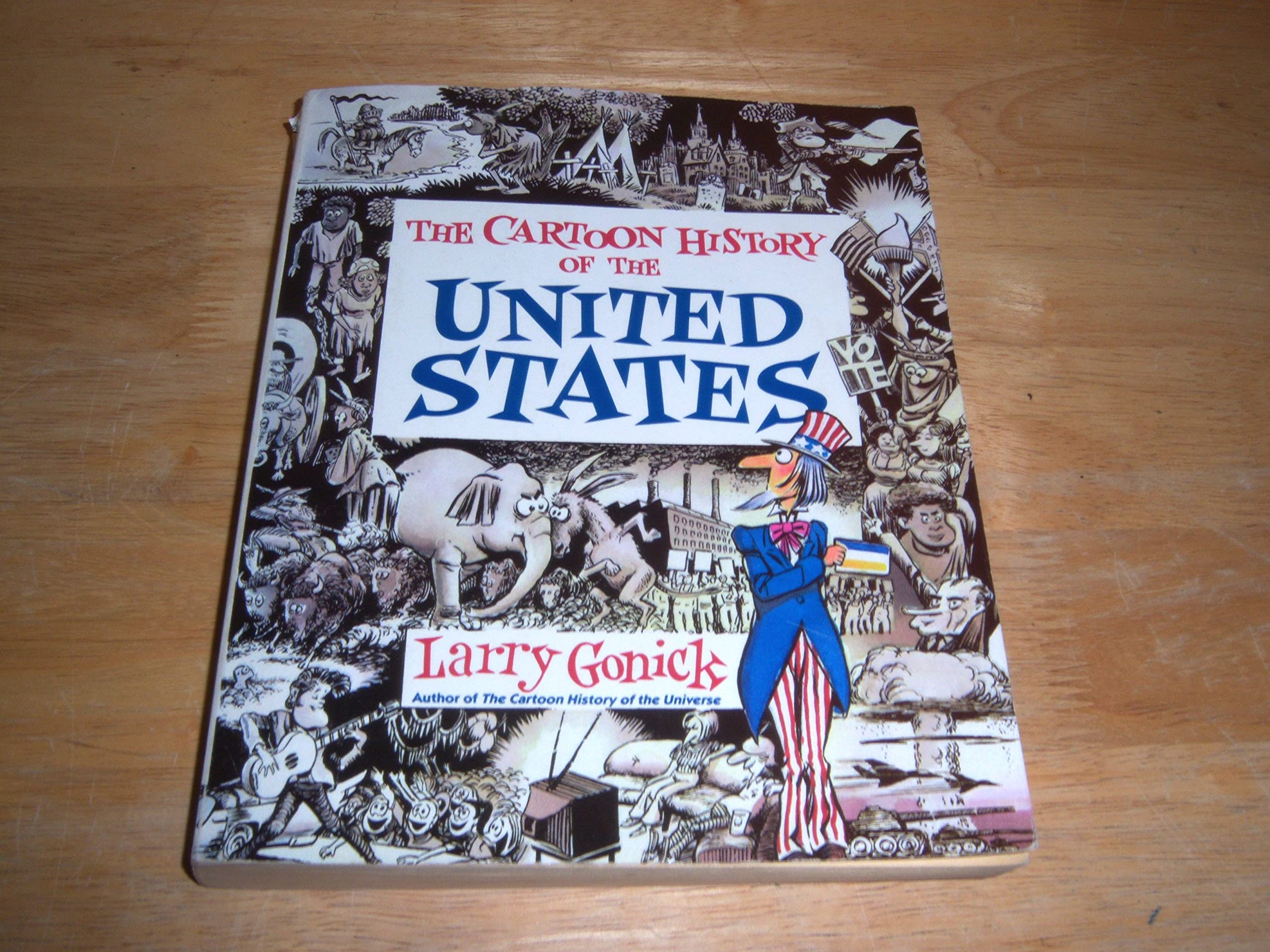 jaquette livre Cartoon History of the United States (Cartoon History of the Modern World)