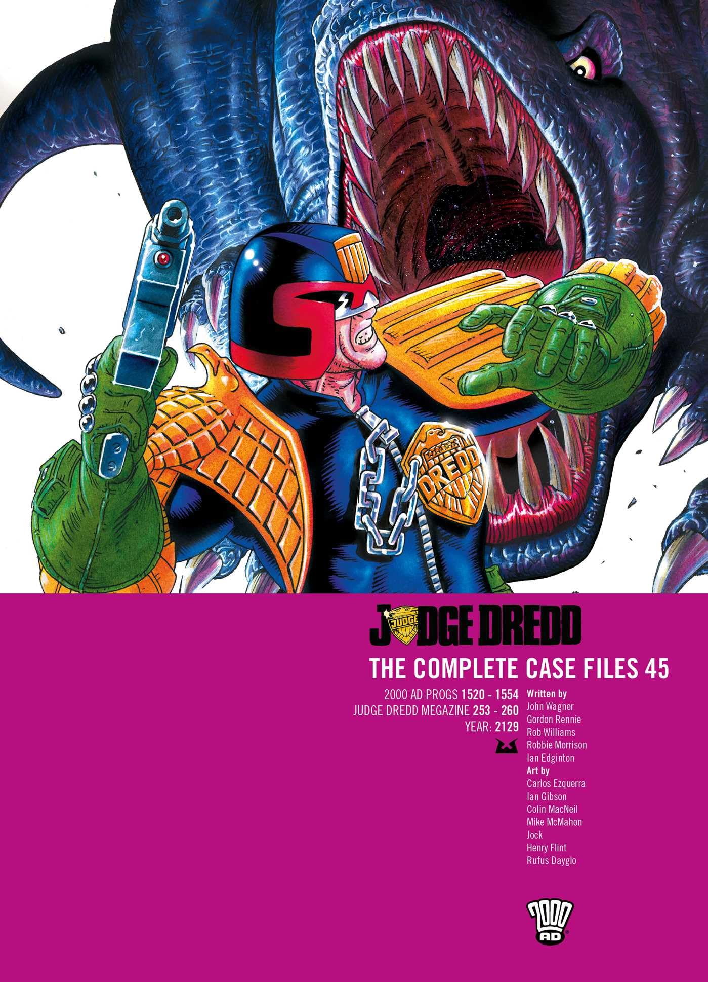jaquette album Judge Dredd: The Complete Case Files 45 (Volume 45)