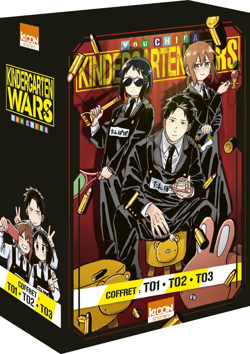 jaquette album Coffret Kindergarten Wars vol. 1 à 3 2025