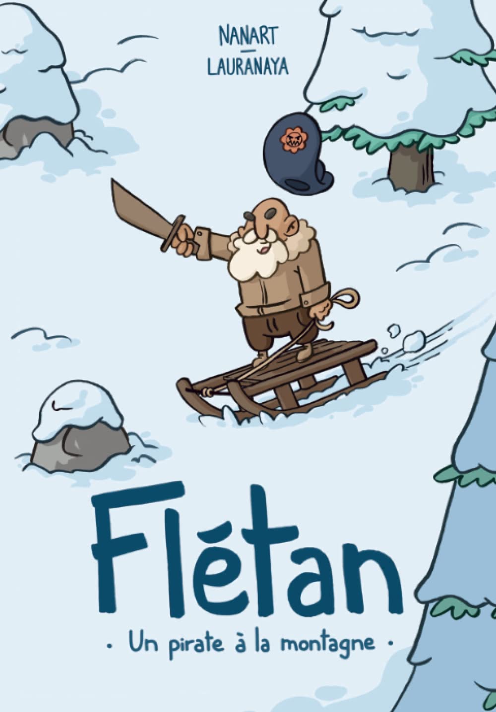 jaquette album Flétan - Un pirate a la montagne