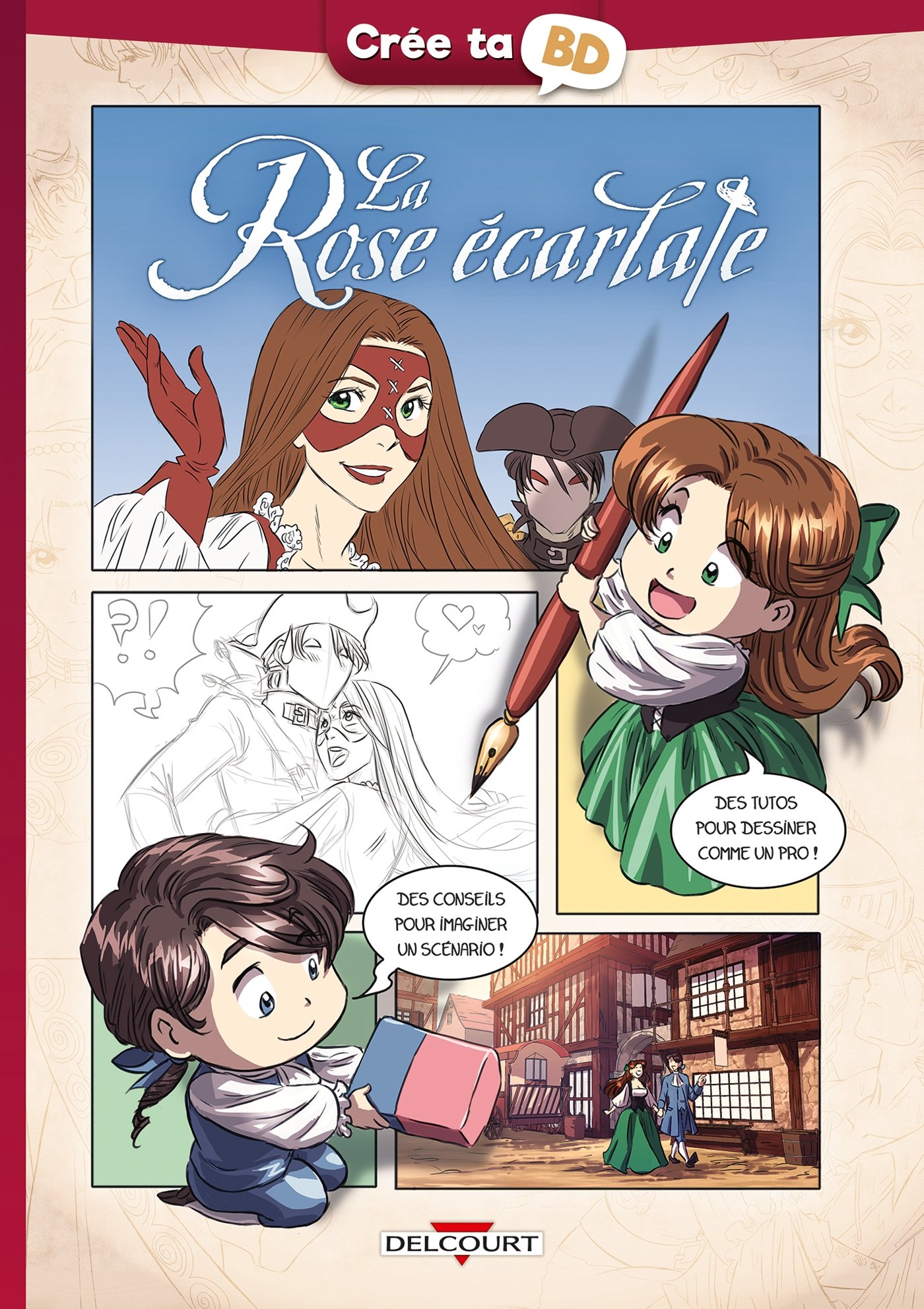 jaquette album La Rose écarlate - Crée ta BD