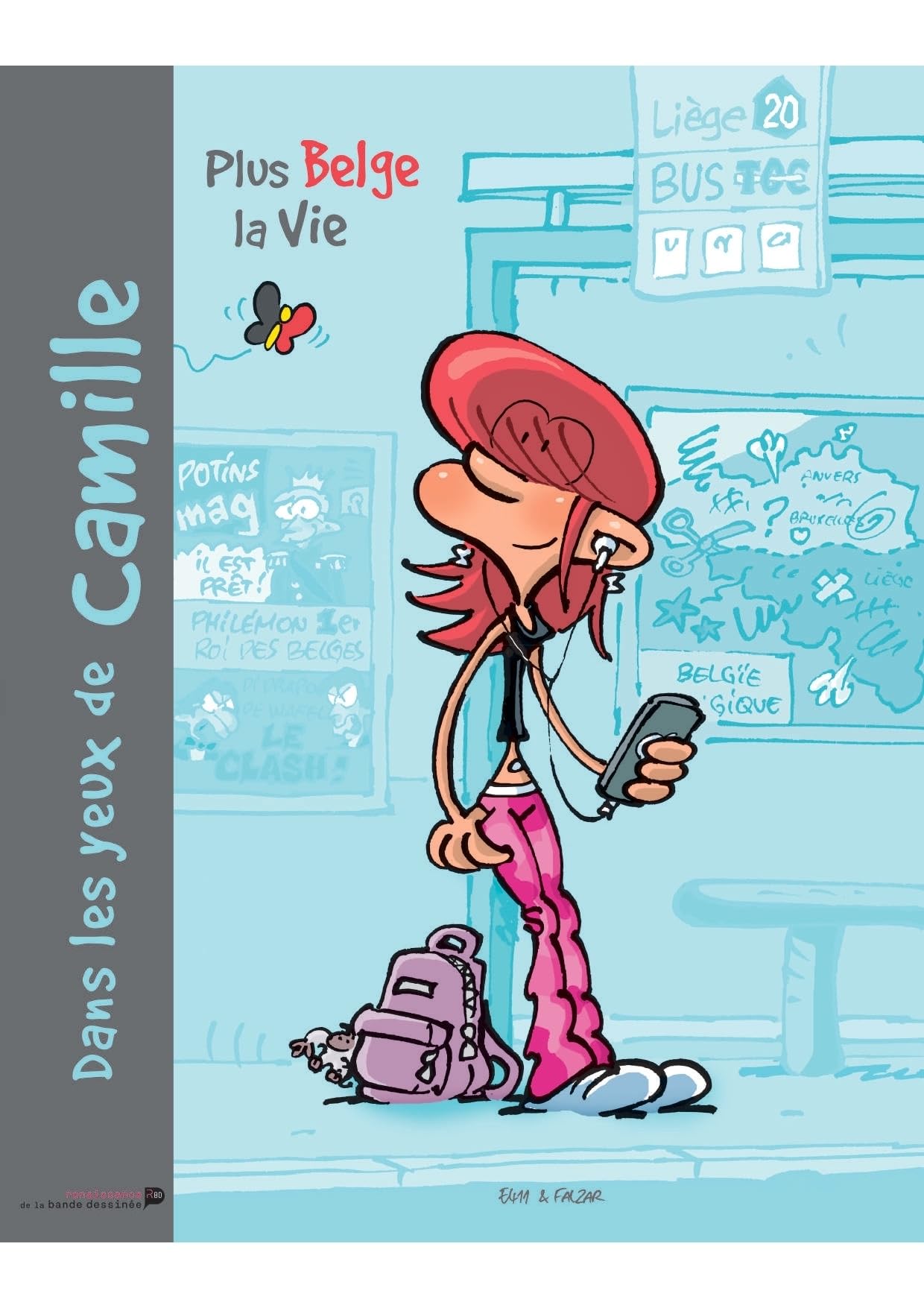 jaquette album Dans les yeux de Camille. Vol. 1. Plus belge la vie