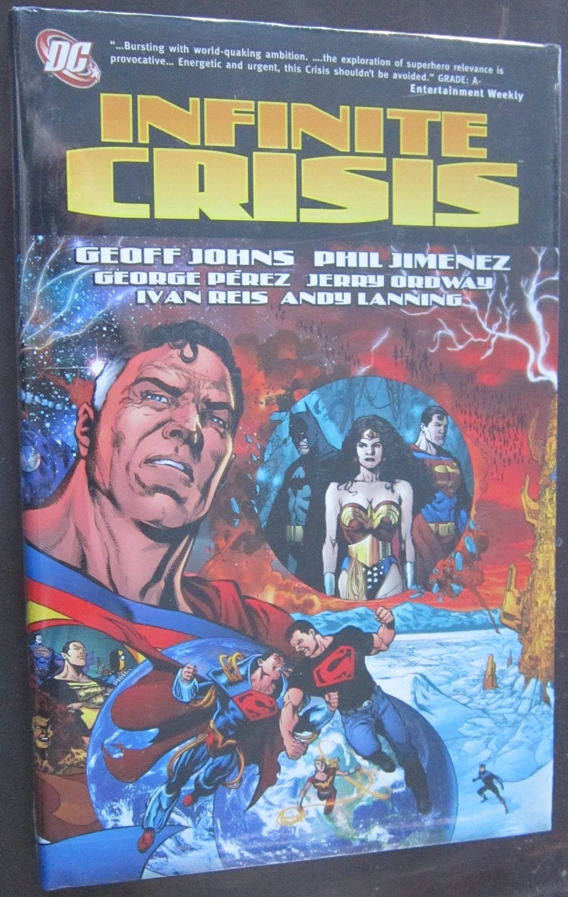 jaquette livre Infinite Crisis
